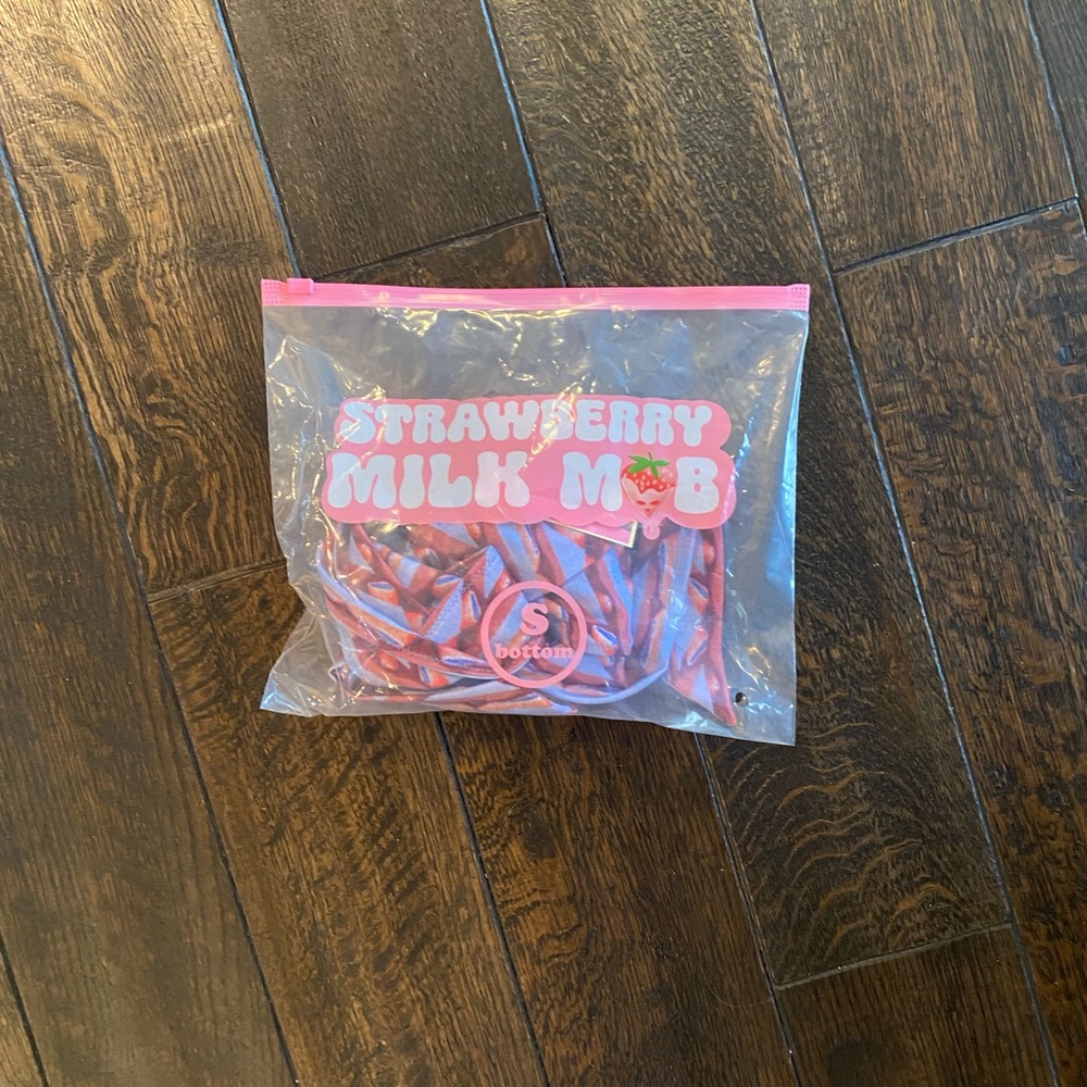 Brand New Strawberry Milk Mob Swimsuit top